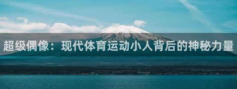 哈哈体育十年：超级偶像：现代体育运动小人背后的神秘力量